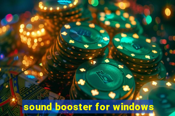 sound booster for windows